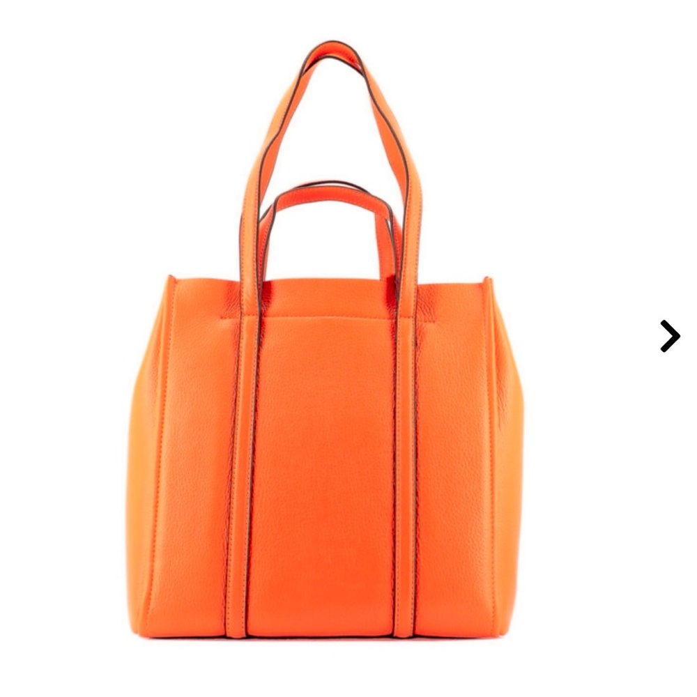 NWT Marc Jacobs The Tag Vibrant Orange Tote - Picture 4 of 16